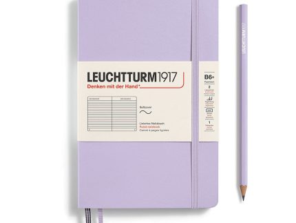 B6+ Softcover Ruled Notebook - Lilac