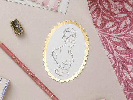 Classical Bust Mini Card