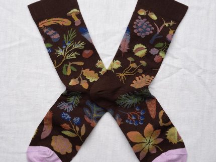 Dark Brown Sprinkled Socks
