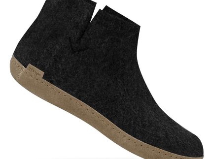 Felt Ankle Boot - Charcoal