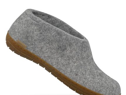 Felt Rubber Sole Shoe - Grey