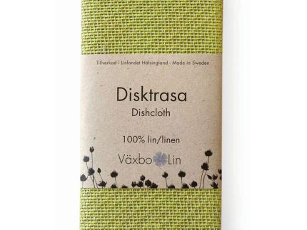 Linen Dishcloth - Lime