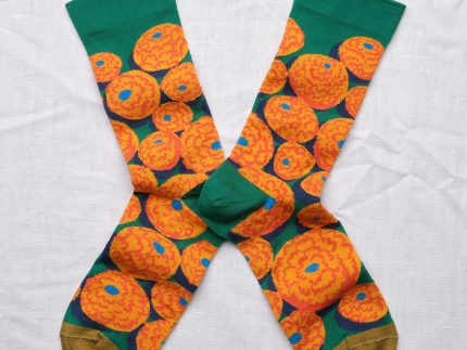 Marigold Emerald & Orange Socks