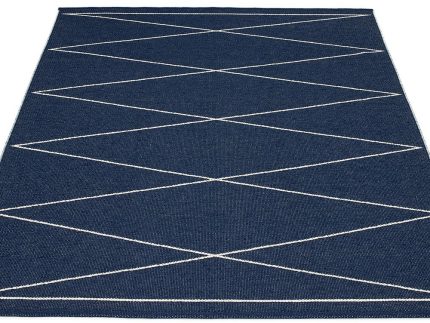 Max Large Rug - Dark Blue