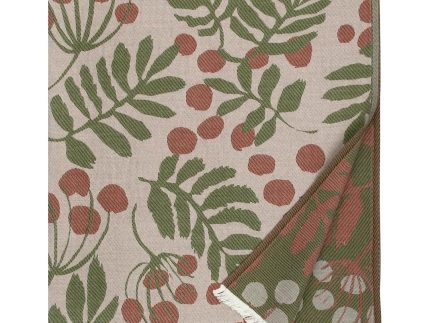 Pihapuu Wool & Cotton Throw - Olive