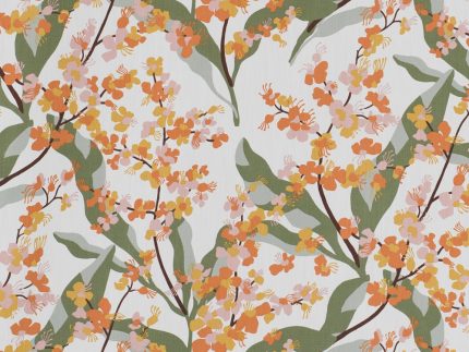 Rika Fabric - Orange
